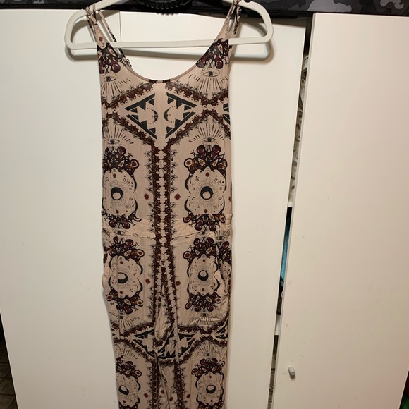 Cleobella pink bohemian print moon jumpsuit small - Picture 4 of 9